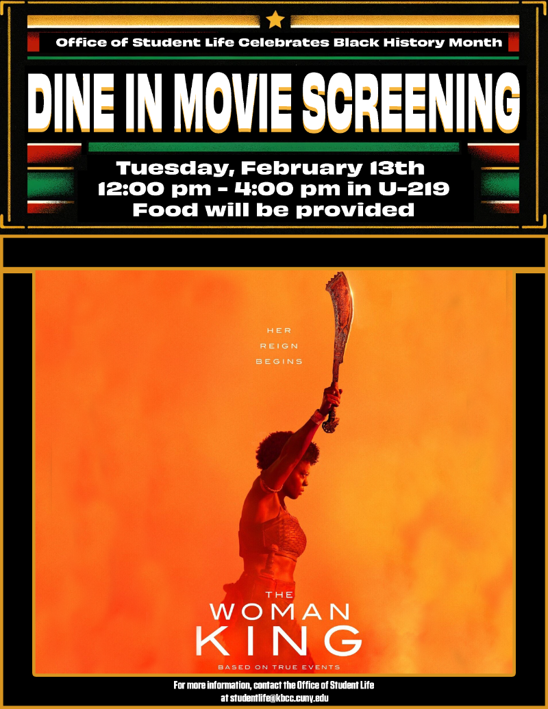 Black History Month – Dine-in & Movie Screening  The Woman King