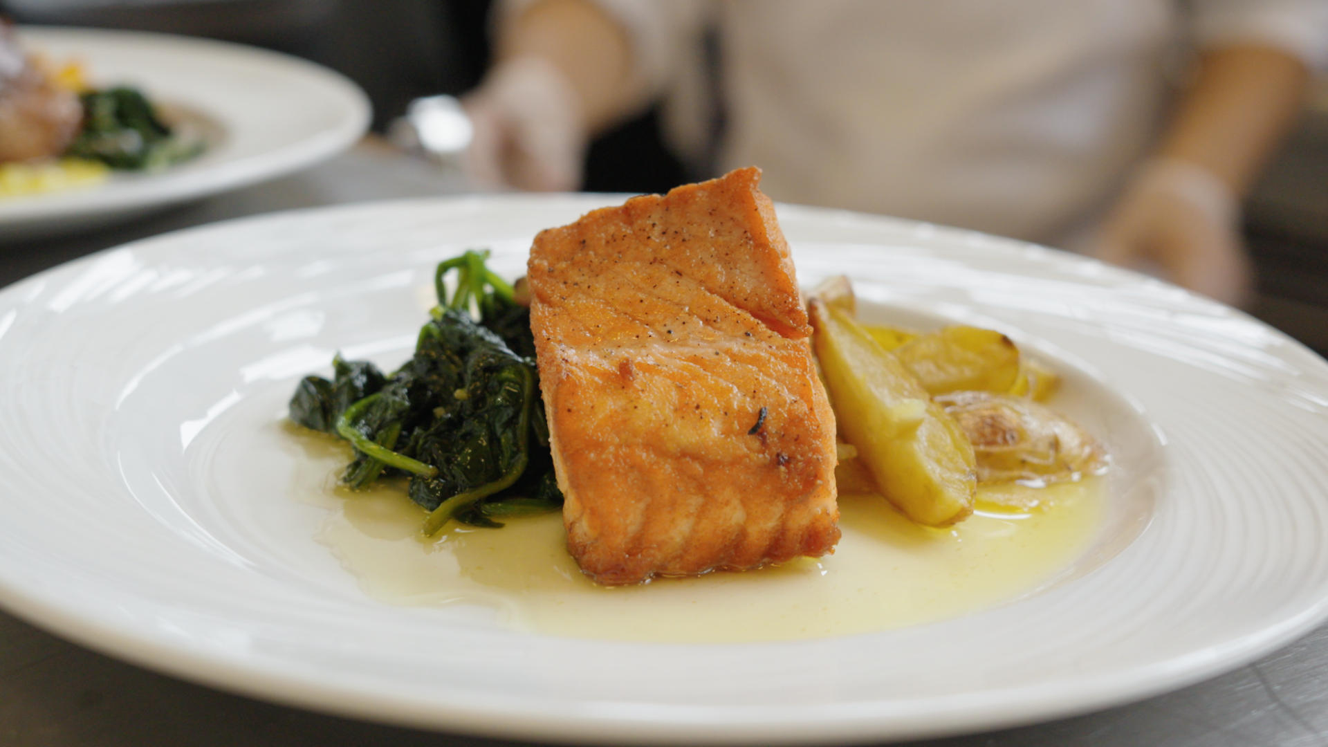 salmon dish