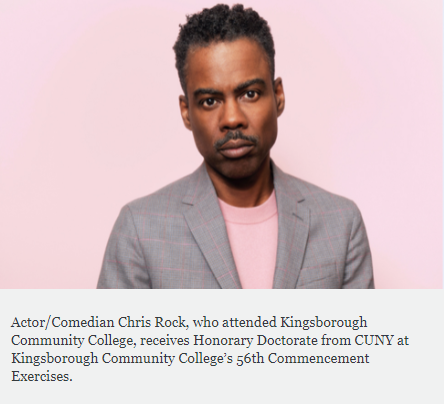 Chris Rock Receives Honorary Doctorate